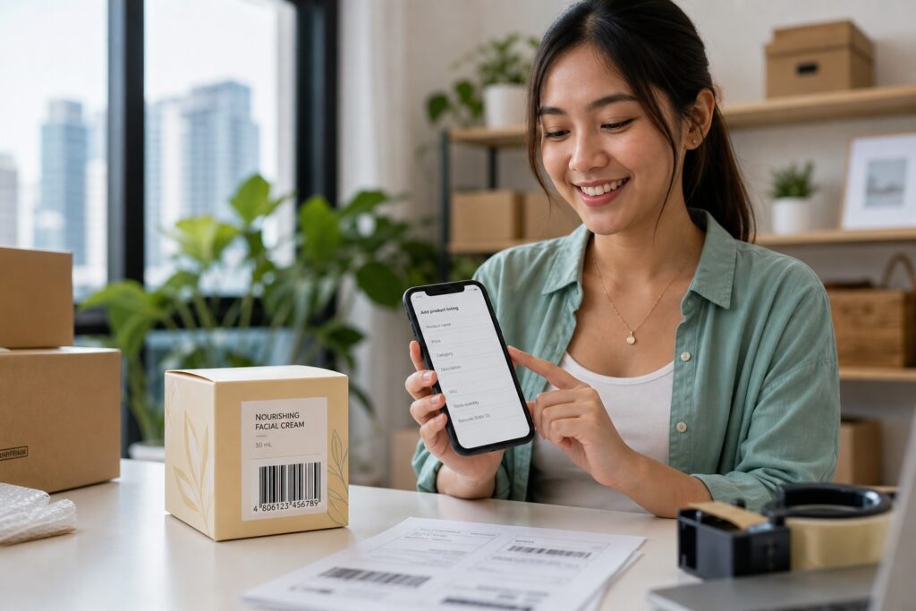 Product barcodes for Shopee and Lazada sellers in Thailand